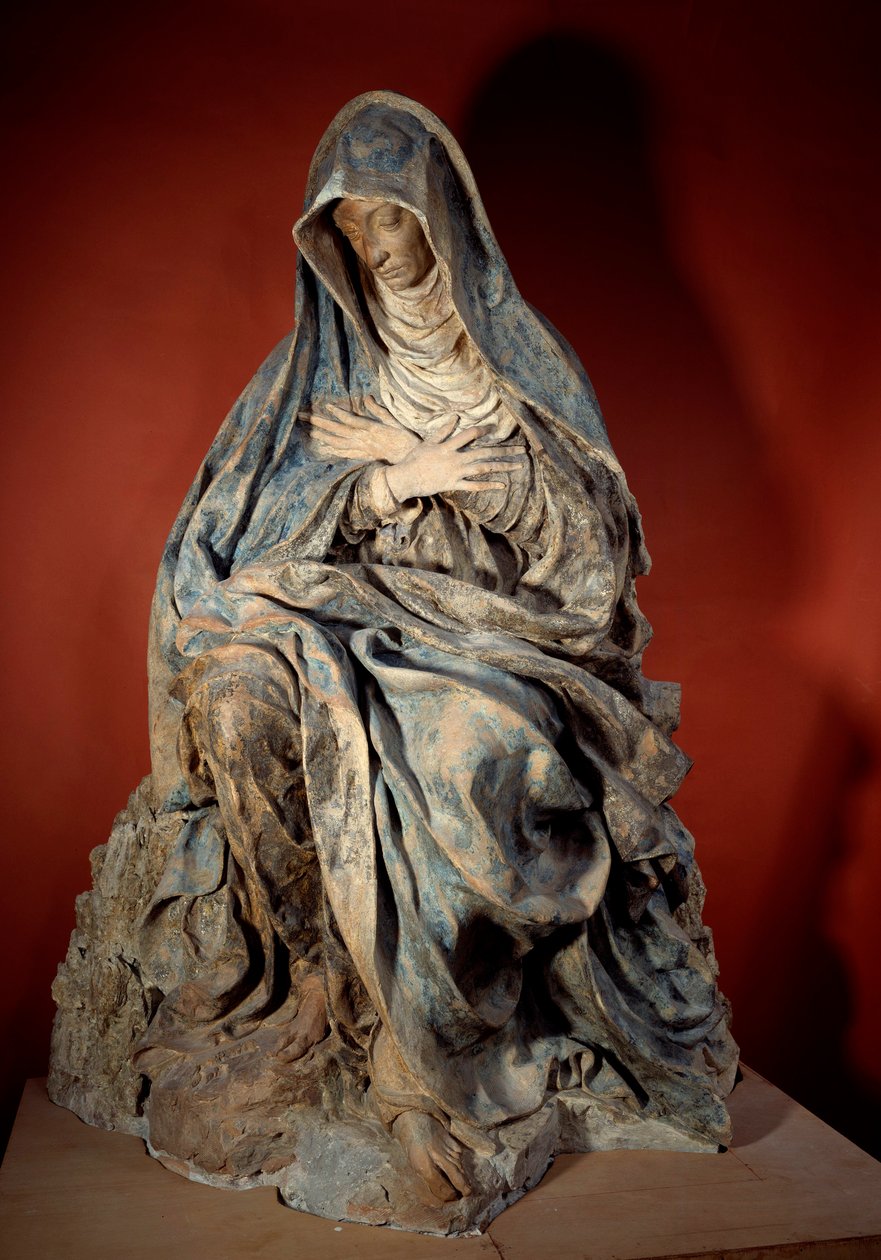 Germain Pilon (1535-1590) Fájdalom Szűz szobra 16. századi Párizs, Louvre Múzeum alkotó: Germain Pilon