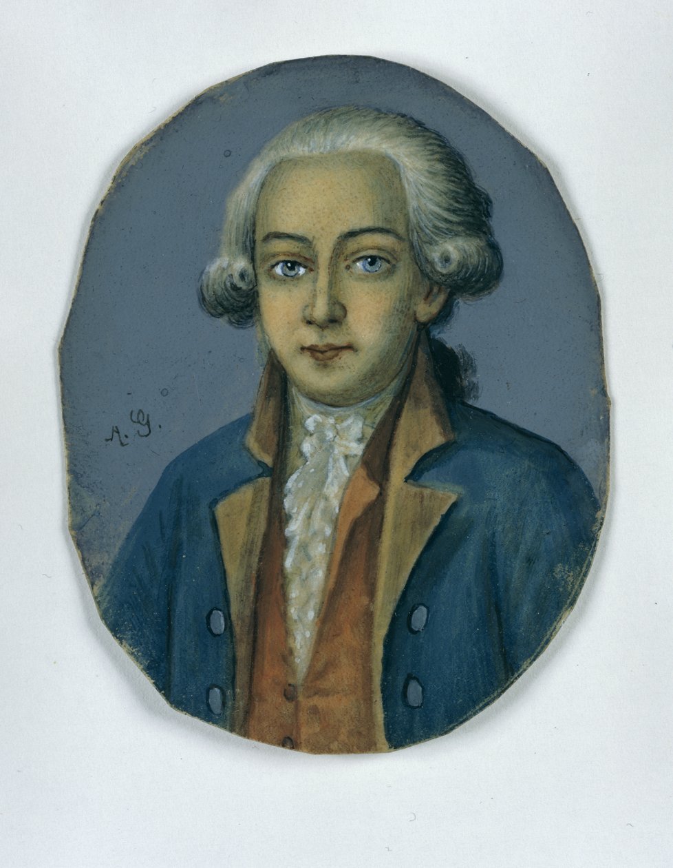 Anastasius Ludwig Mencken, 1780 körül (pasztell, papír) alkotó: German School