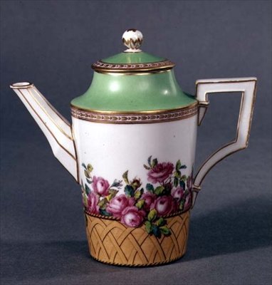 Kávéskanna, Berlin, 1790-1800 körül (porcelán) alkotó: German School