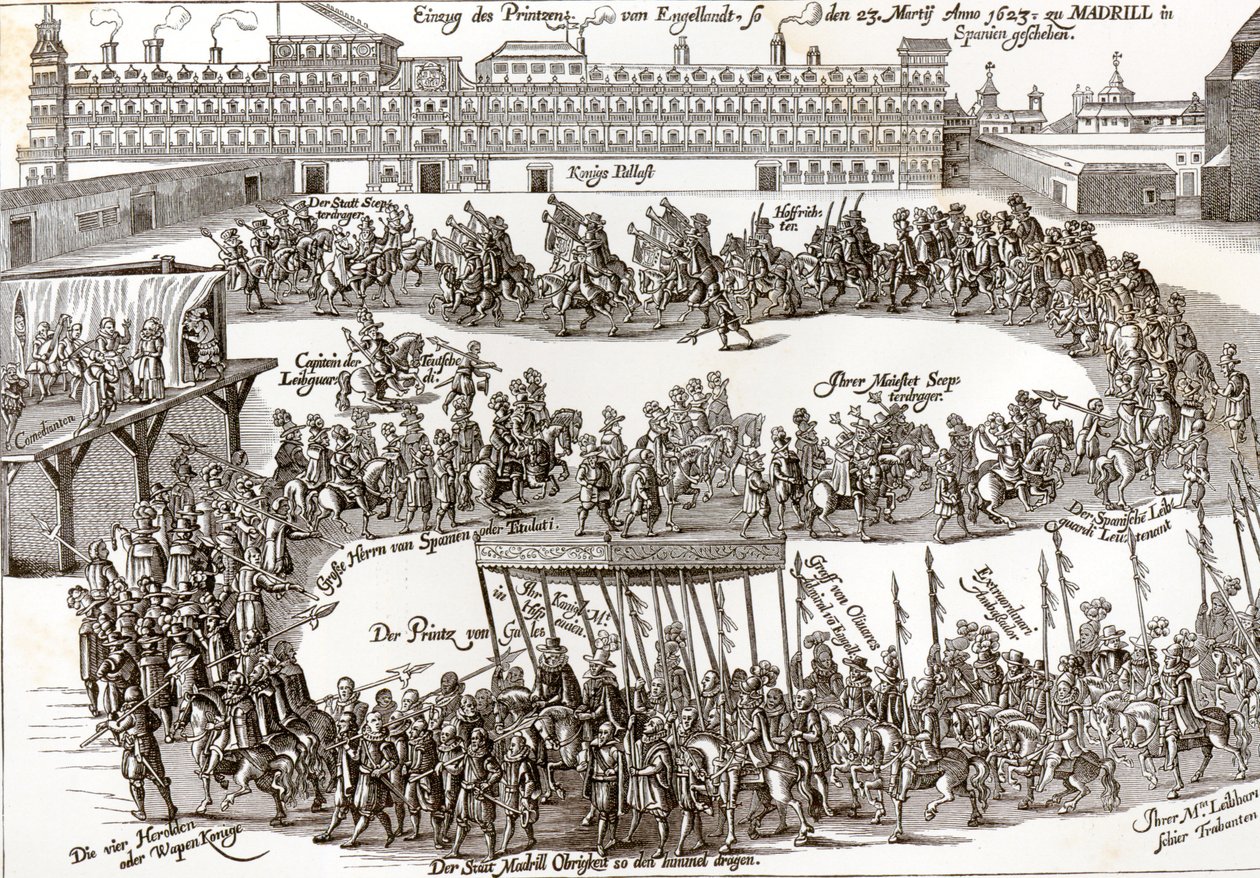 I. Károly herceg beutazása Madridba, 1623 alkotó: German School