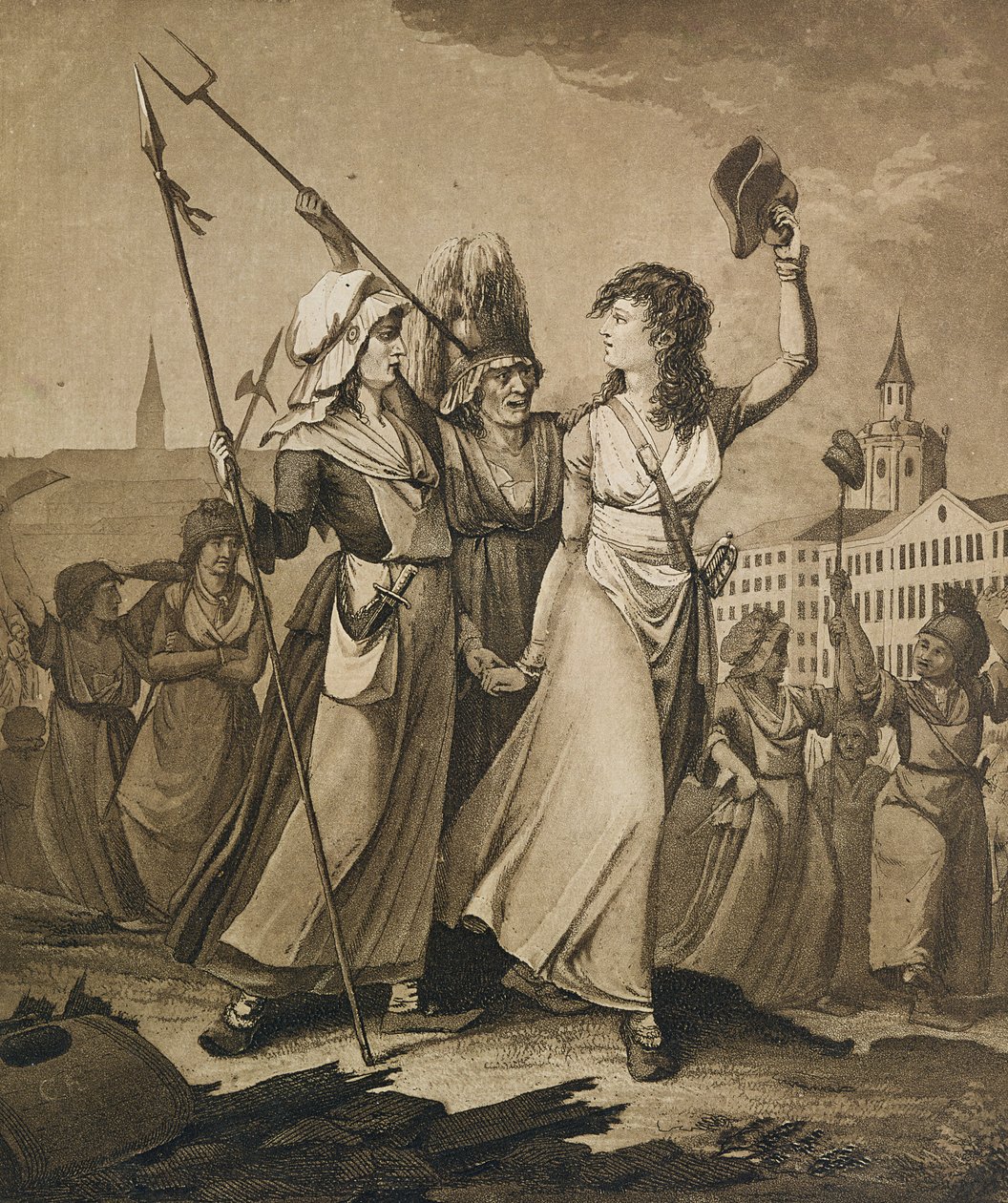 Párizsi halasszonyok, 1789. október alkotó: German School