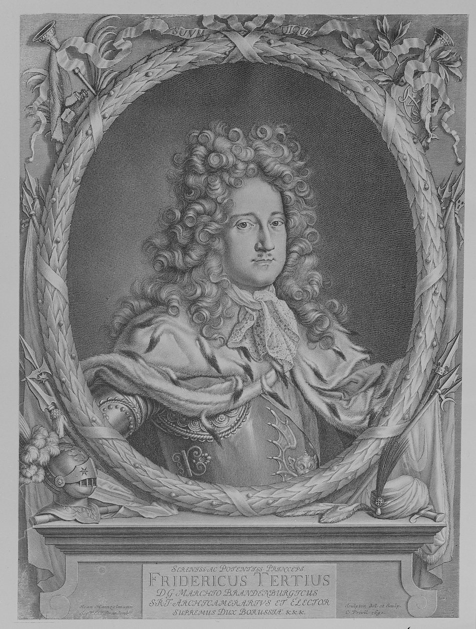 I. Friedrich porosz, 1692 alkotó: German School