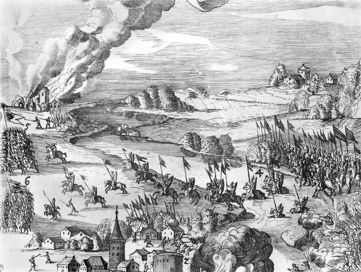 A muhlbergi csata általános képe, részlet, 1547. április 24. (lásd még: 217805-217810) alkotó: German School