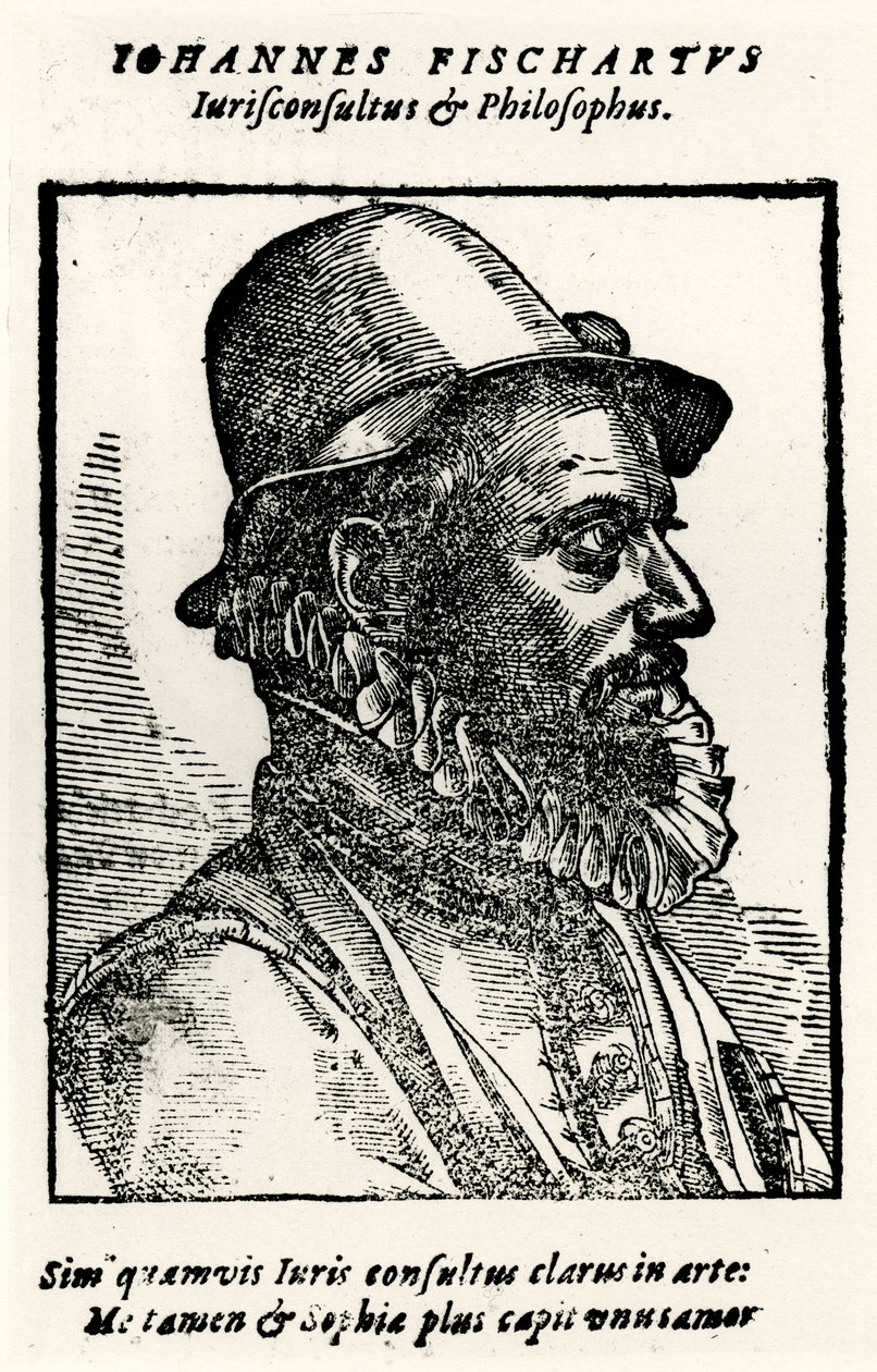 Johann Fischart, 1884-90 (fénykép) alkotó: German School