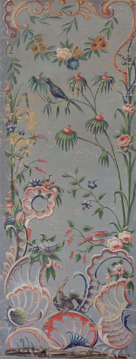 Olajvászon tapéta, 1760-70 körül alkotó: German School
