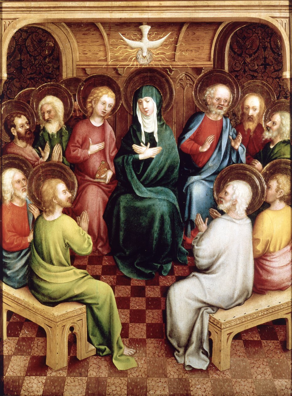Pünkösd, 1450 alkotó: German School