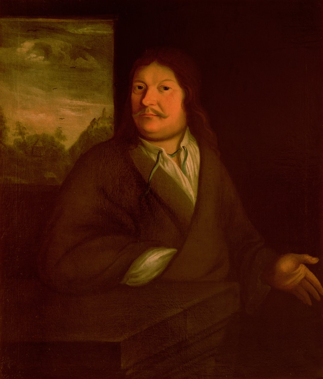 Johann Ambrosius Bach (1645-95) portréja, 1685 alkotó: German School