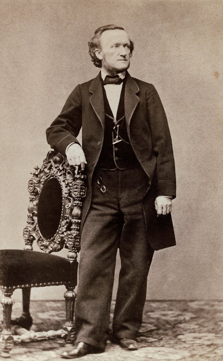 Richard Wagner portréja, 1870 körül (albumnyomat) alkotó: German School