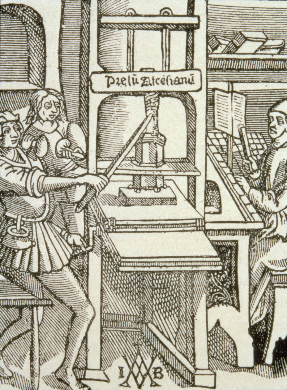 1498-as nyomda, egy abban az évben nyomtatott könyvből alkotó: German School
