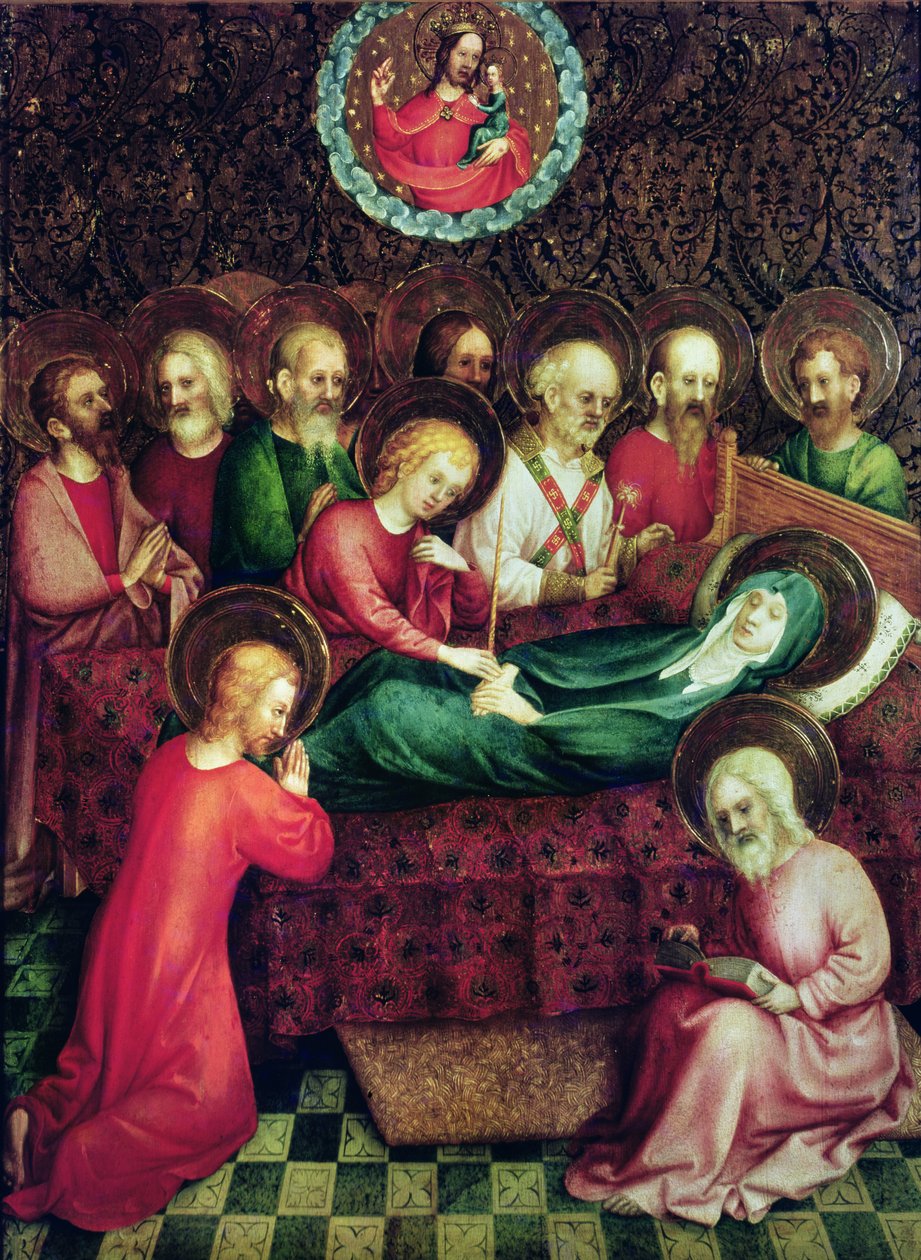 A Szűz halála, 1450 alkotó: German School