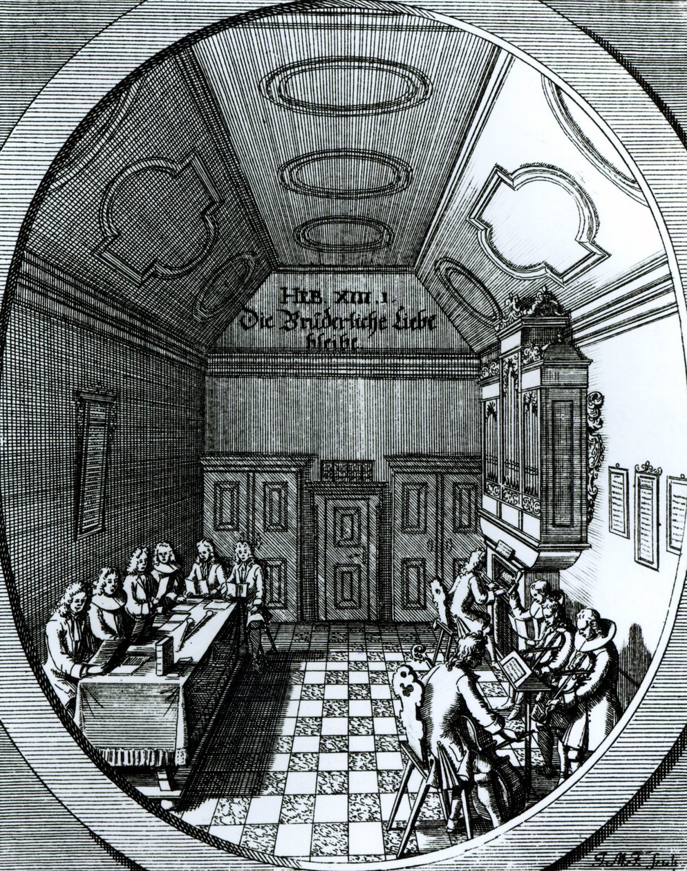 A Zeneterem alkotó: German School