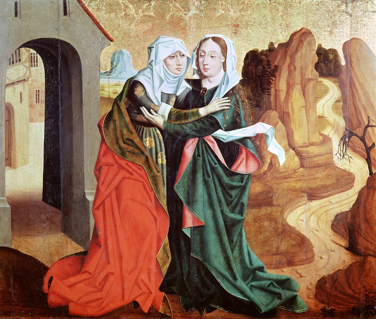 A látogatás, 1460 körül alkotó: German School