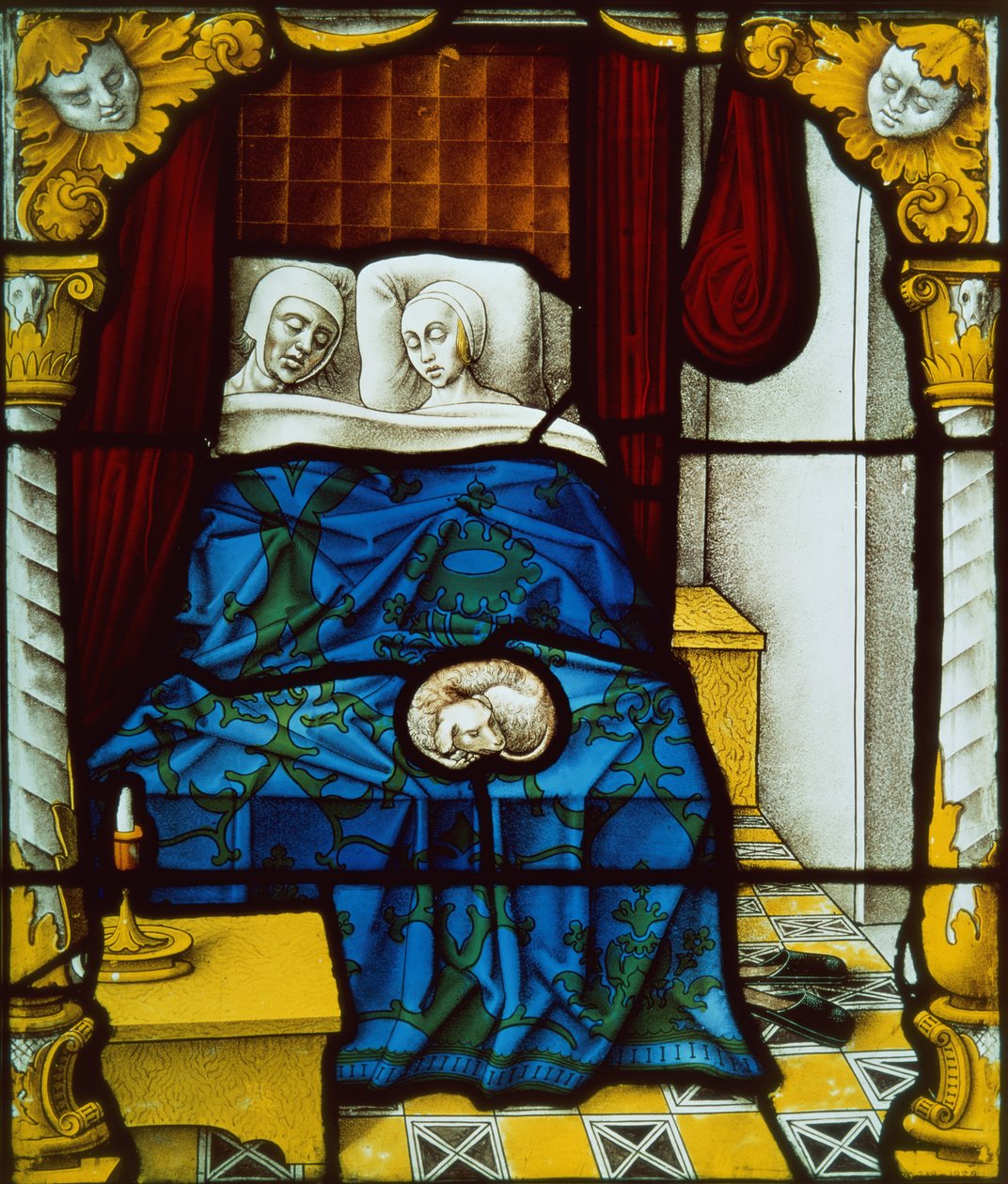 Tóbiás és Sara a nászéjszakájukon, 1520 körül alkotó: German School