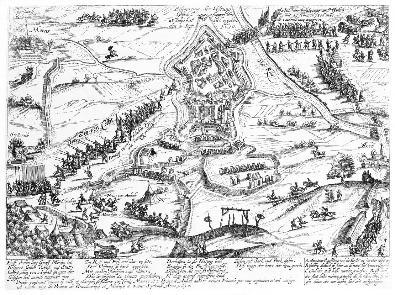 Juelich örökösödési háborúja, 1610 alkotó: German School