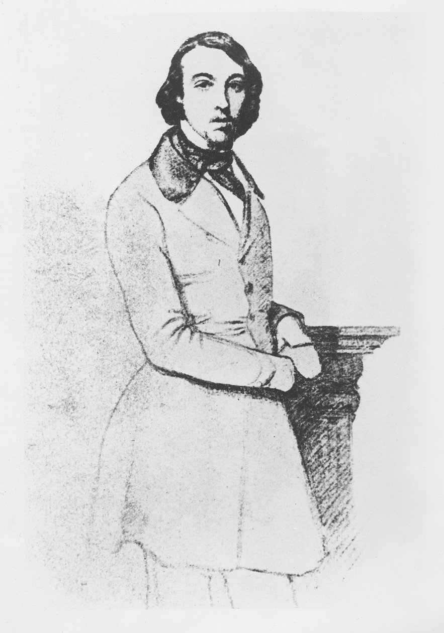 Comte de Gobineau portréja alkotó: German von Bohn