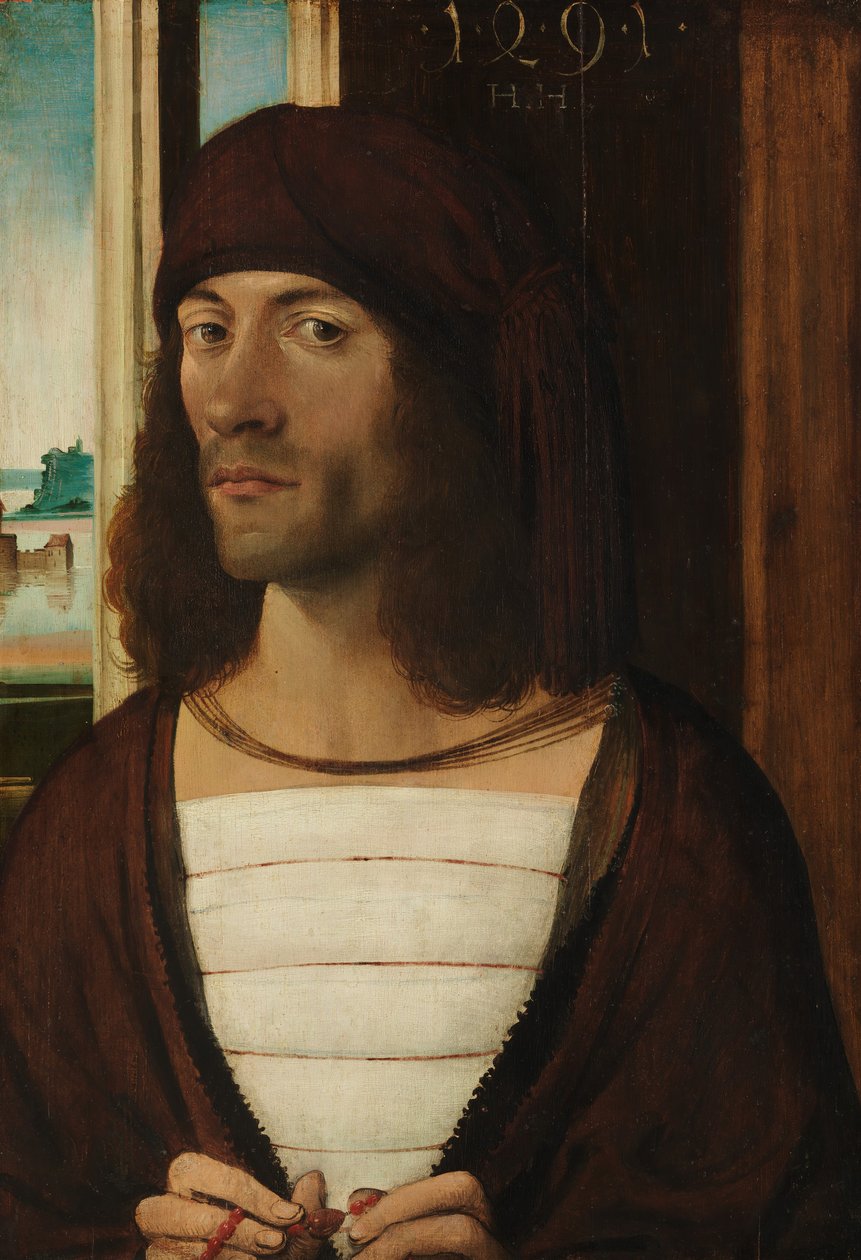 Férfi portré, 1491. alkotó: German