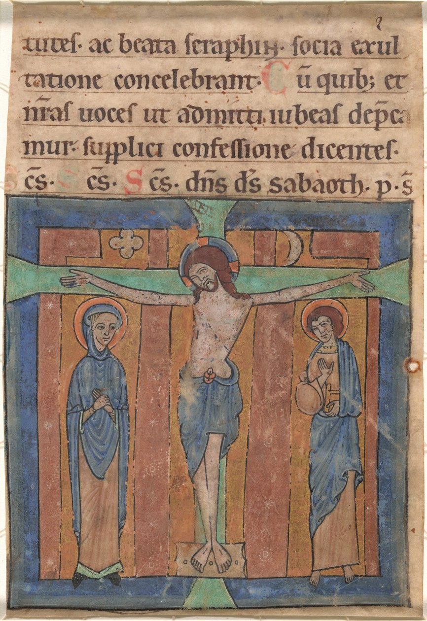 A keresztre feszítés alkotó: German 12th Century