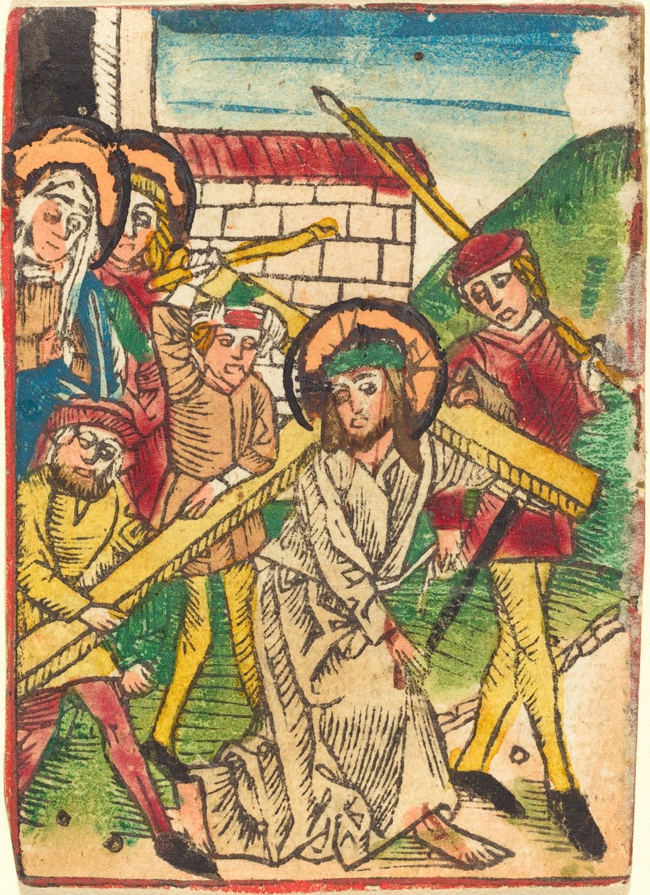 Keresztet hordozó Krisztus alkotó: German 15th Century