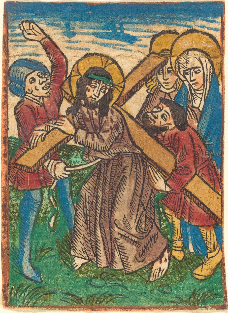 A keresztet hordozó Krisztus alkotó: German 15th Century