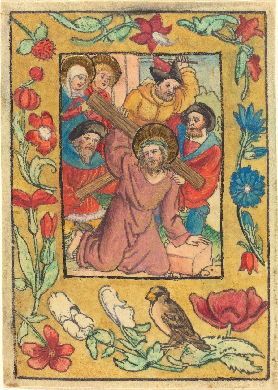 Keresztet hordozó Krisztus alkotó: German 15th Century