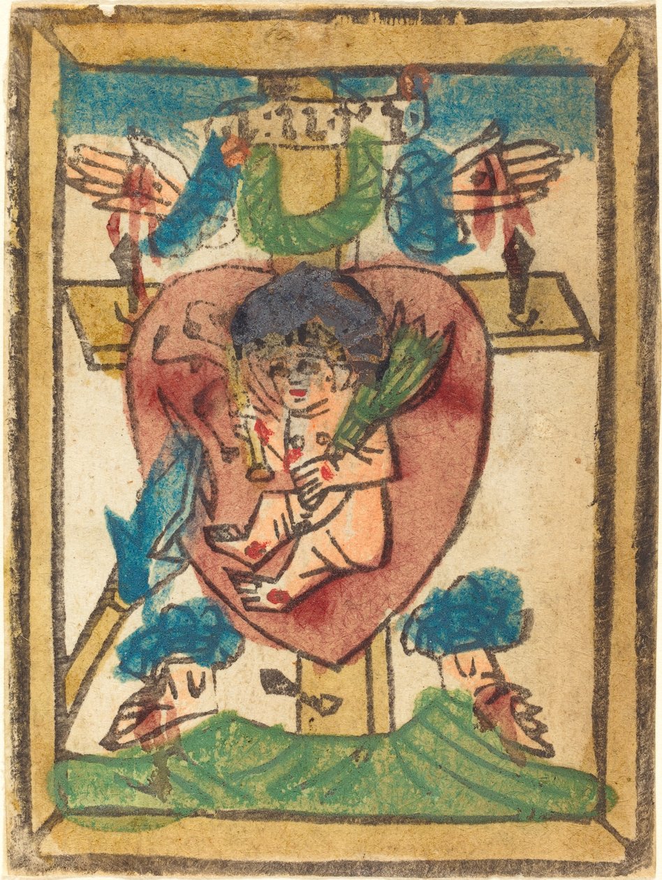Gyermek Krisztus a Szent Szívben alkotó: German 15th Century