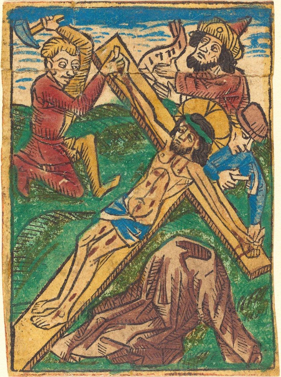 A keresztre szegezett Krisztus alkotó: German 15th Century
