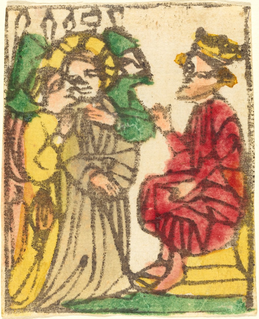 Krisztus Heródes előtt alkotó: German 15th Century
