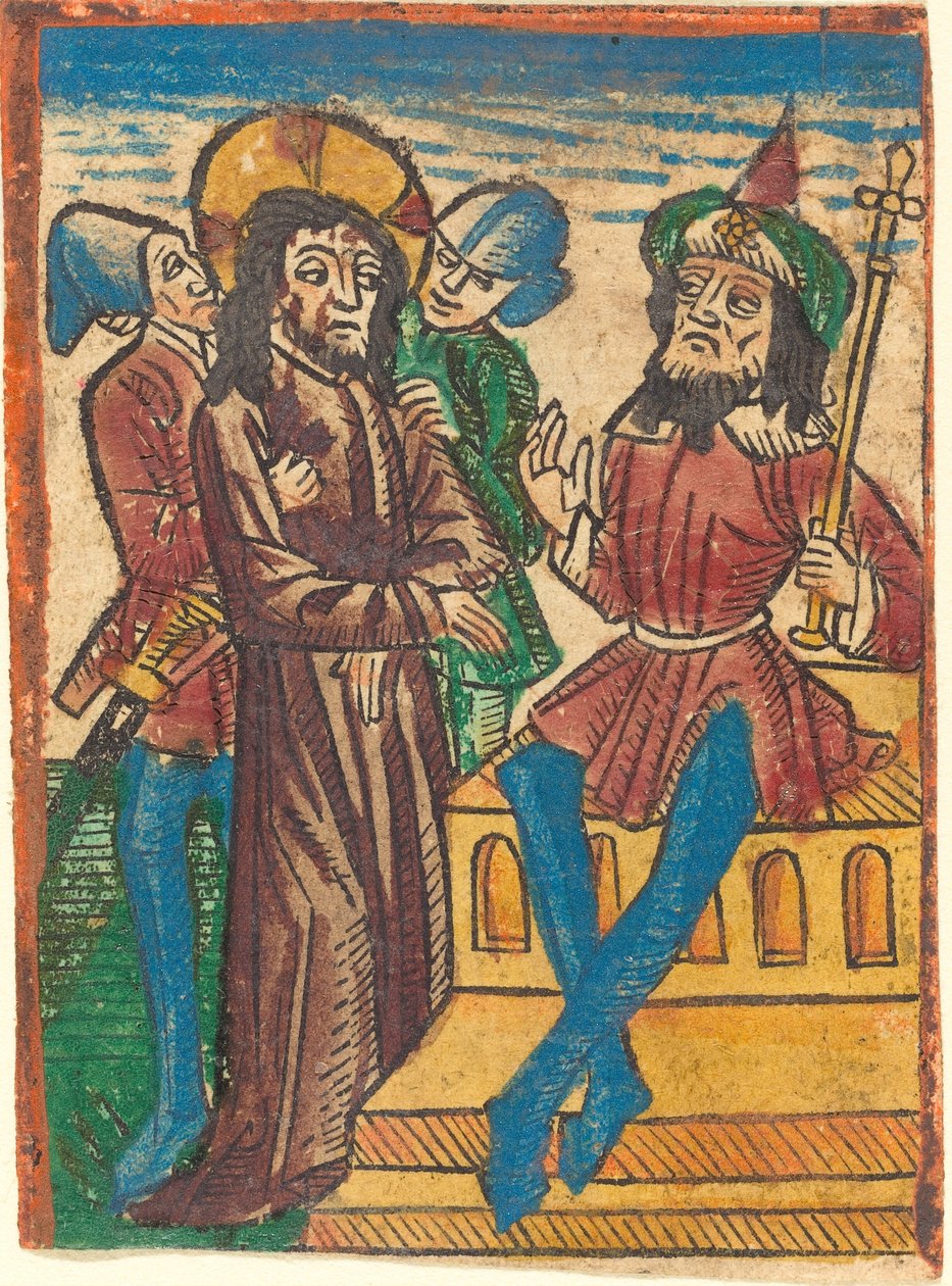Krisztus Pilátus előtt alkotó: German 15th Century