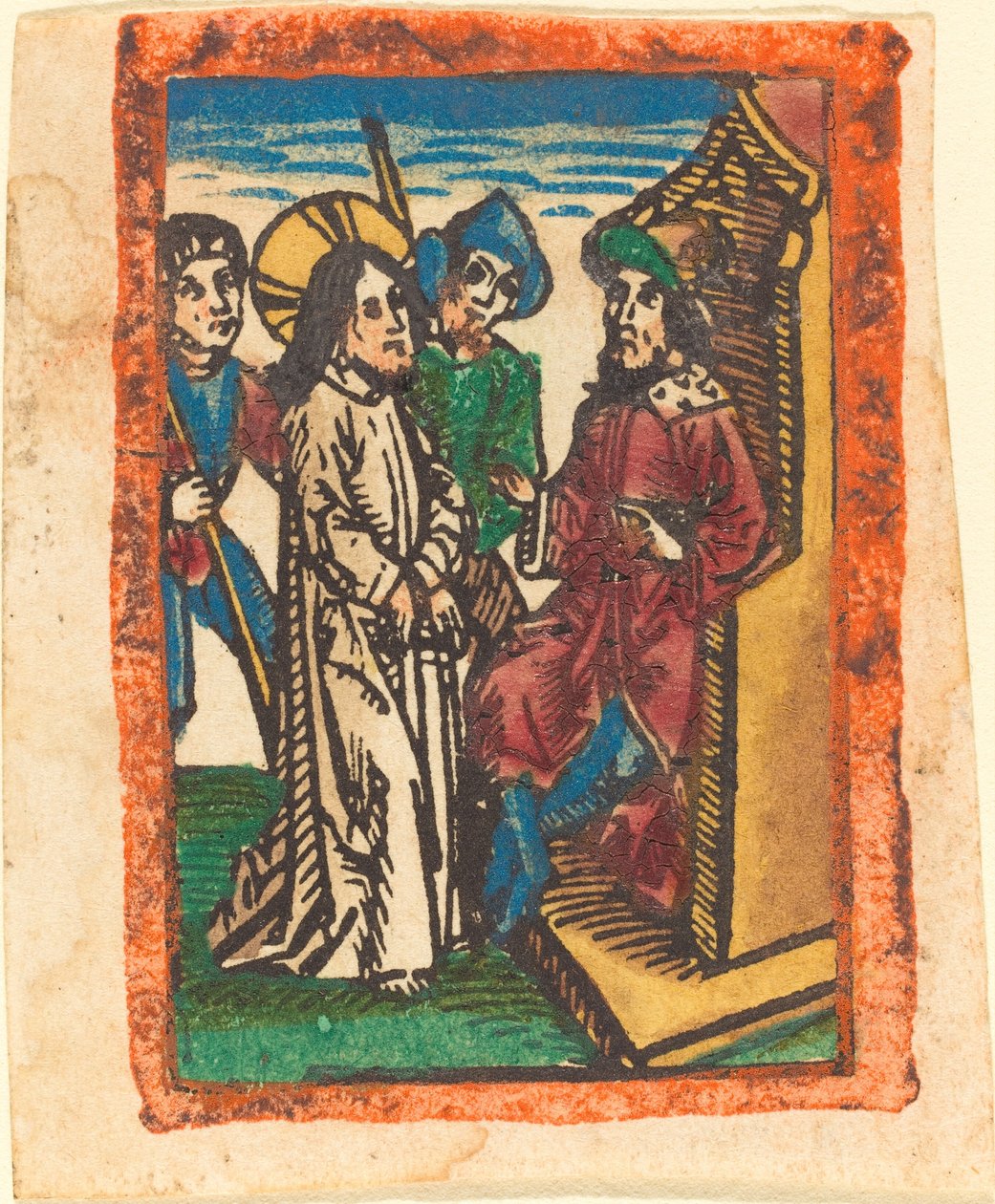 Krisztus Pilátus előtt alkotó: German 15th Century