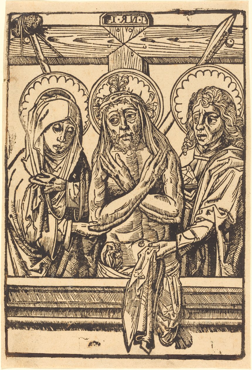 Krisztus Mária és János között alkotó: German 15th Century