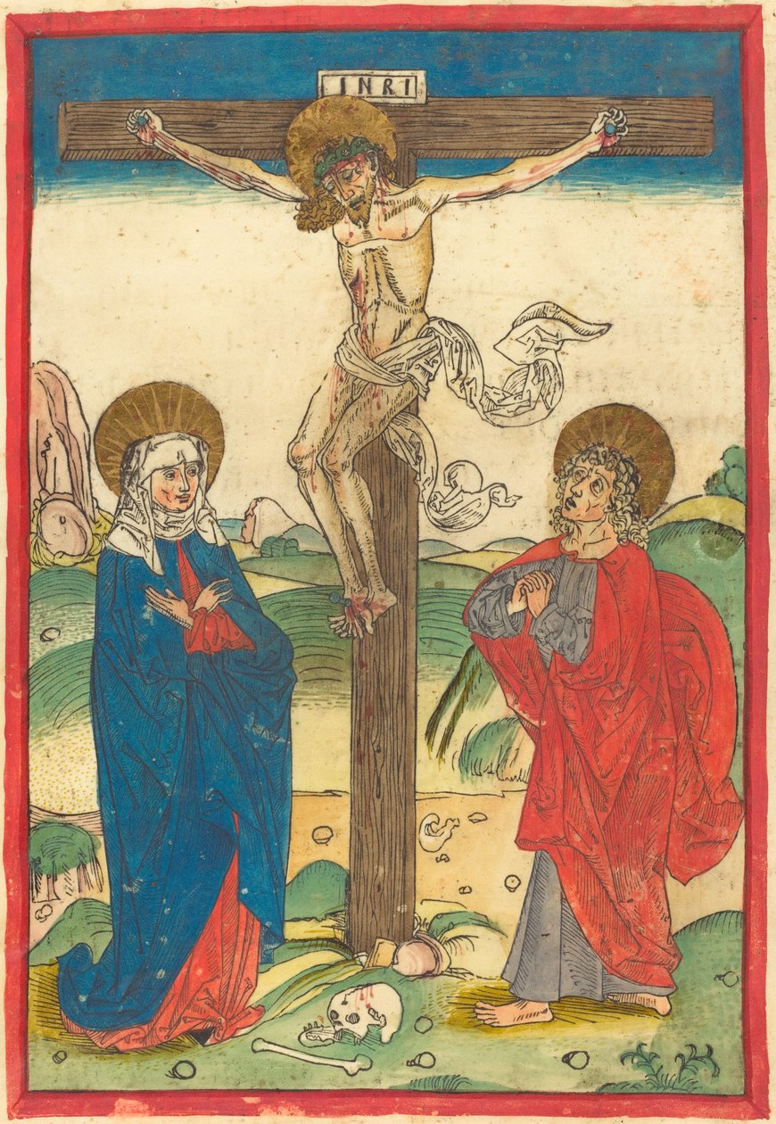 Krisztus a kereszten alkotó: German 15th Century