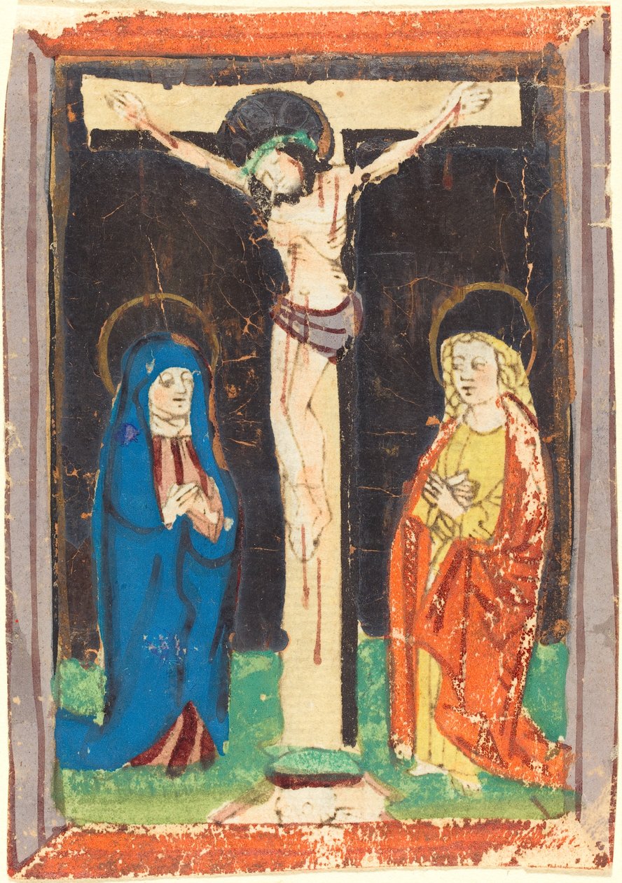 Krisztus a kereszten alkotó: German 15th Century