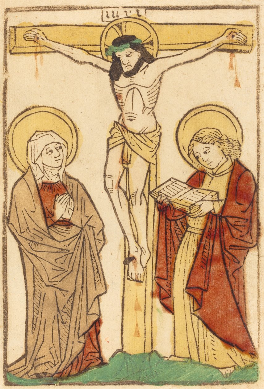 Krisztus a kereszten alkotó: German 15th Century