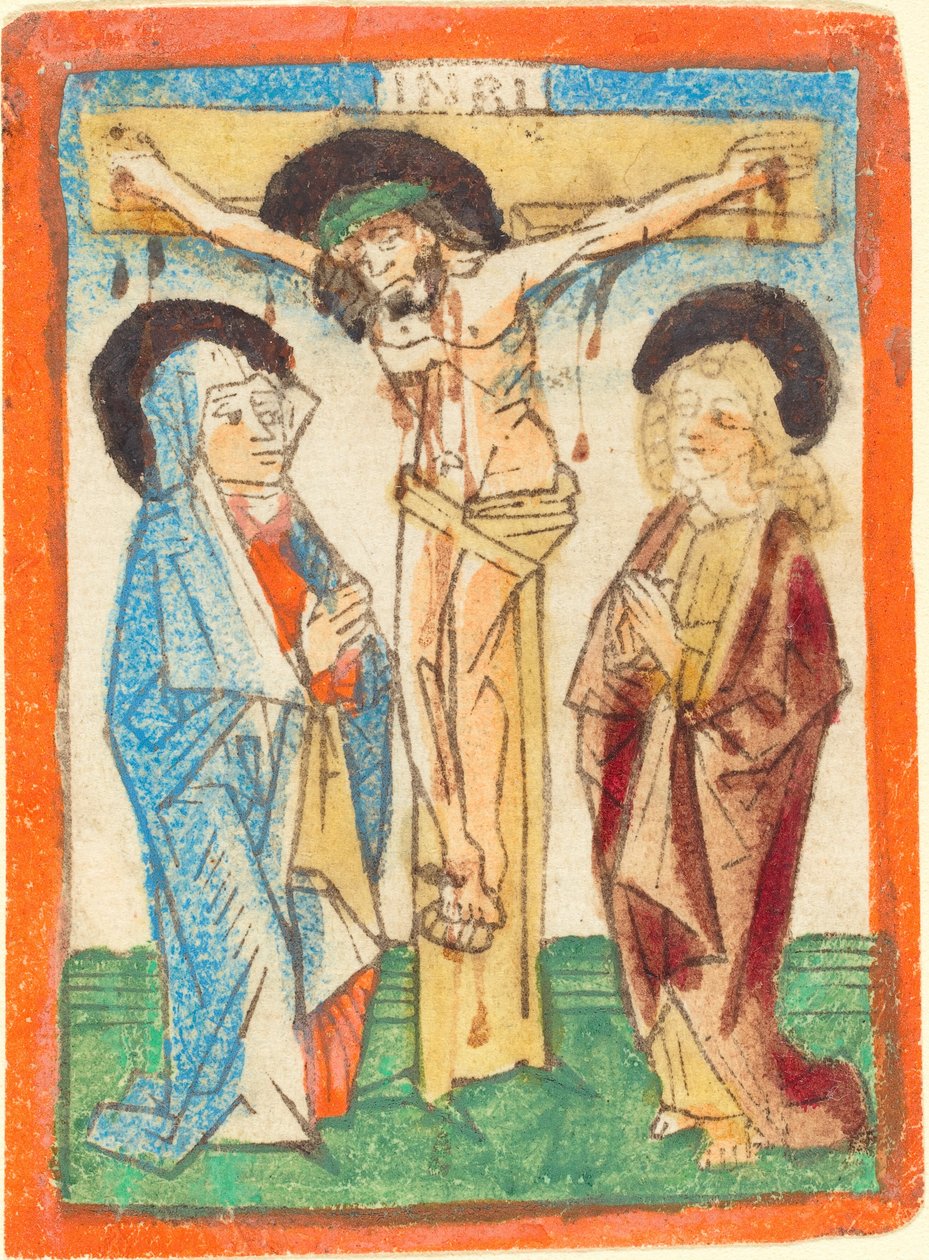 Krisztus a kereszten alkotó: German 15th Century
