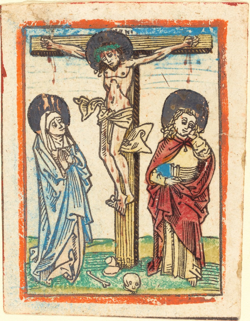 Krisztus a kereszten alkotó: German 15th Century