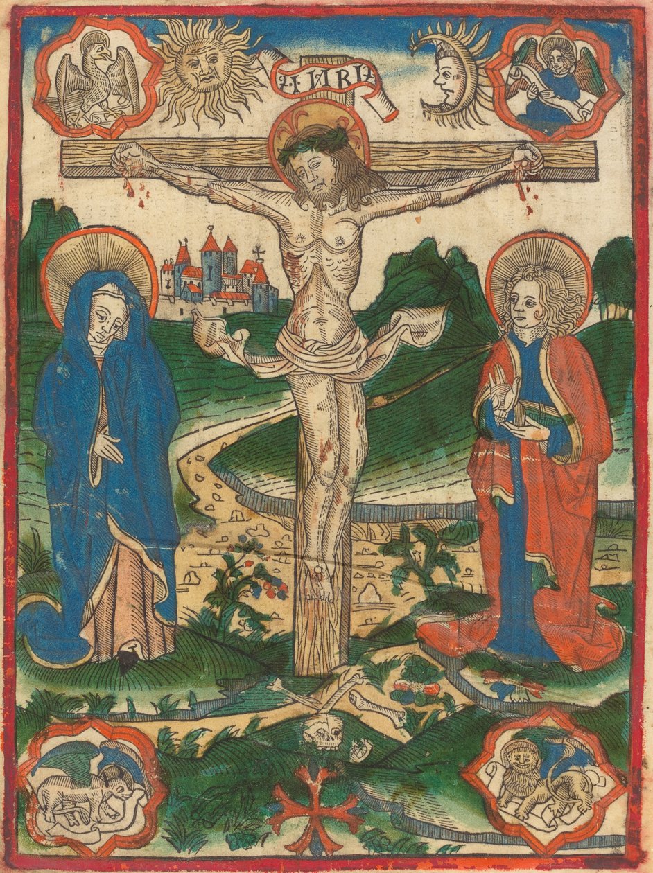 Krisztus a kereszten alkotó: German 15th Century