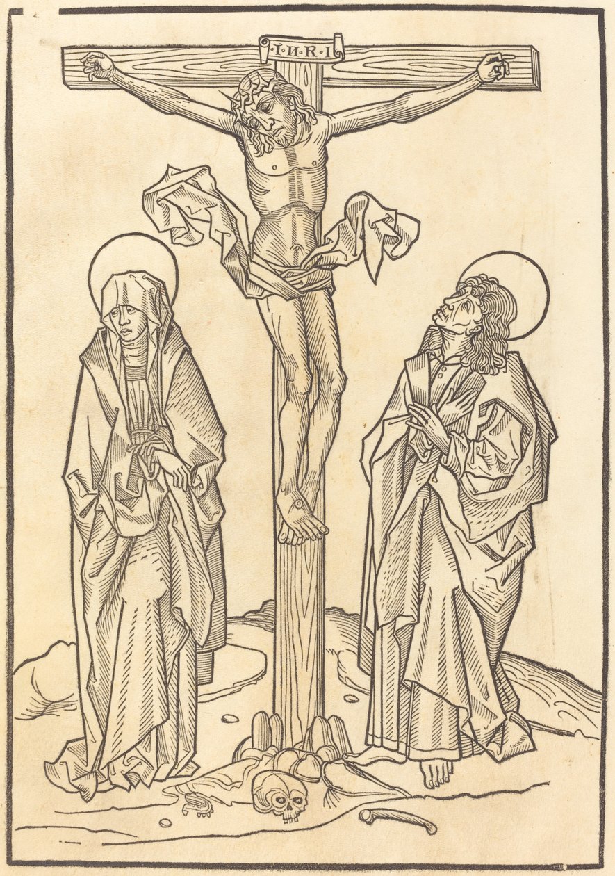 Krisztus a kereszten alkotó: German 15th Century