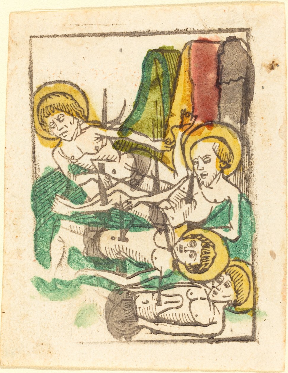 Négy mártír – Szent Akác alkotó: German 15th Century