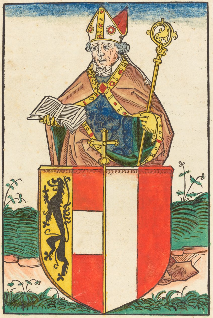 Friedrich Schaumberg gróf - Salzburg püspöke alkotó: German 15th Century