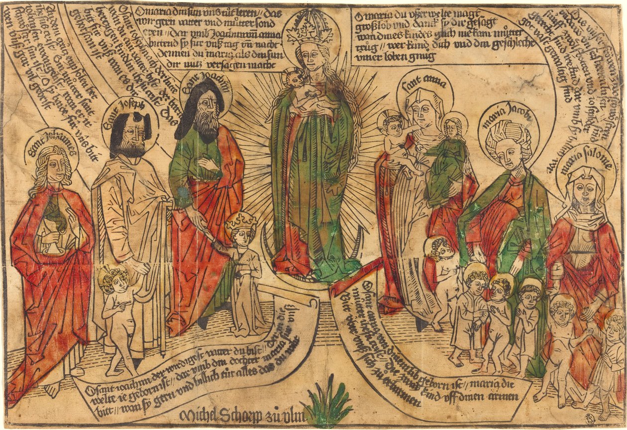 Szent rokonság alkotó: German 15th Century