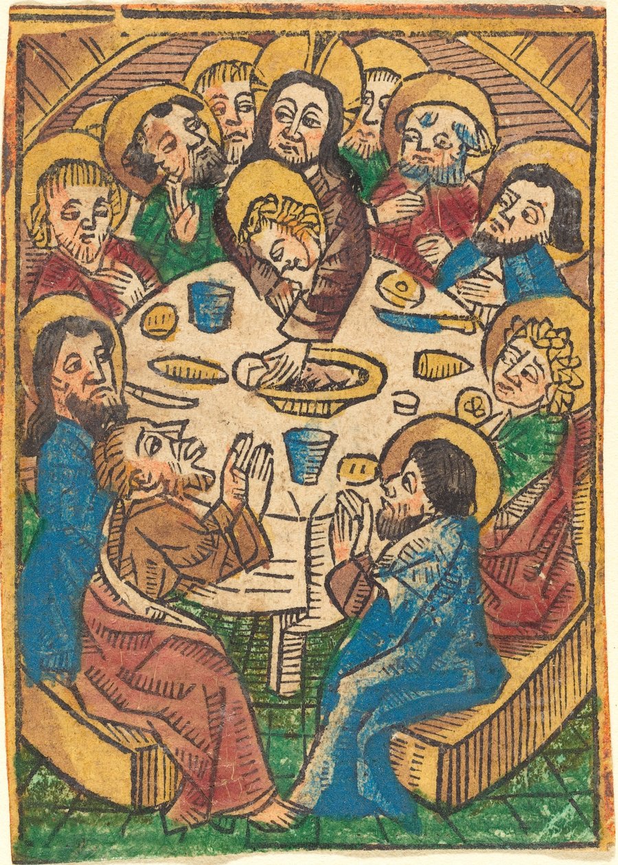 Utolsó vacsora alkotó: German 15th Century