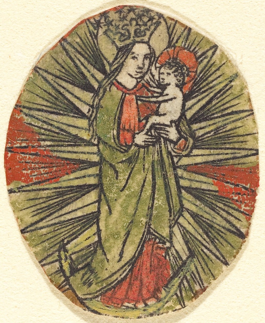 Madonna és gyermeke alkotó: German 15th Century