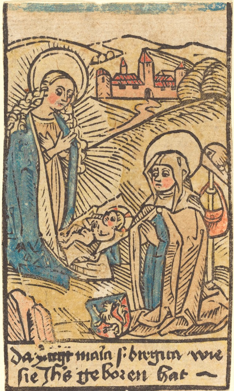 Madonna és Szent Brigita alkotó: German 15th Century
