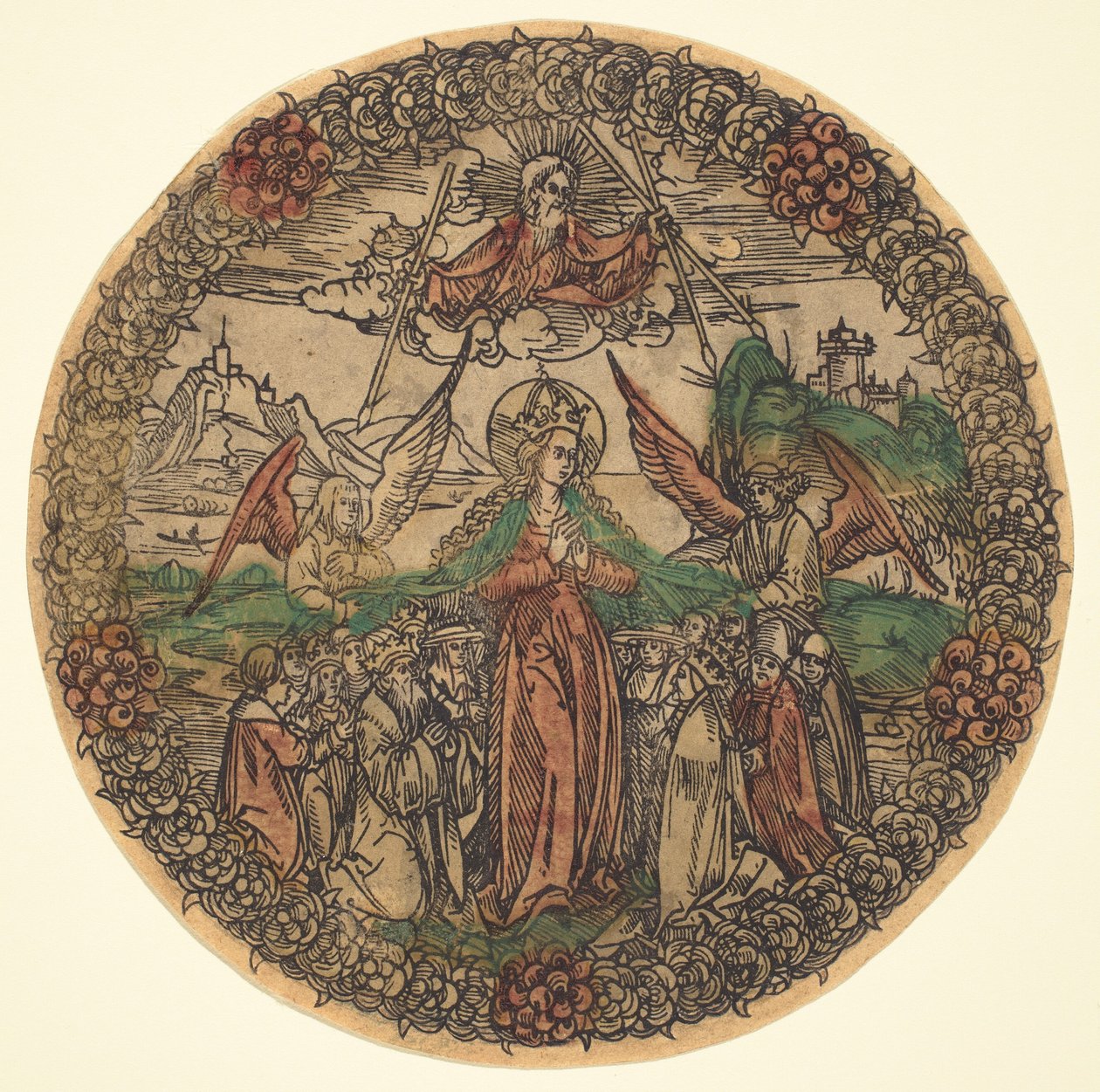 Madonna rózsakoszorúban alkotó: German 15th Century