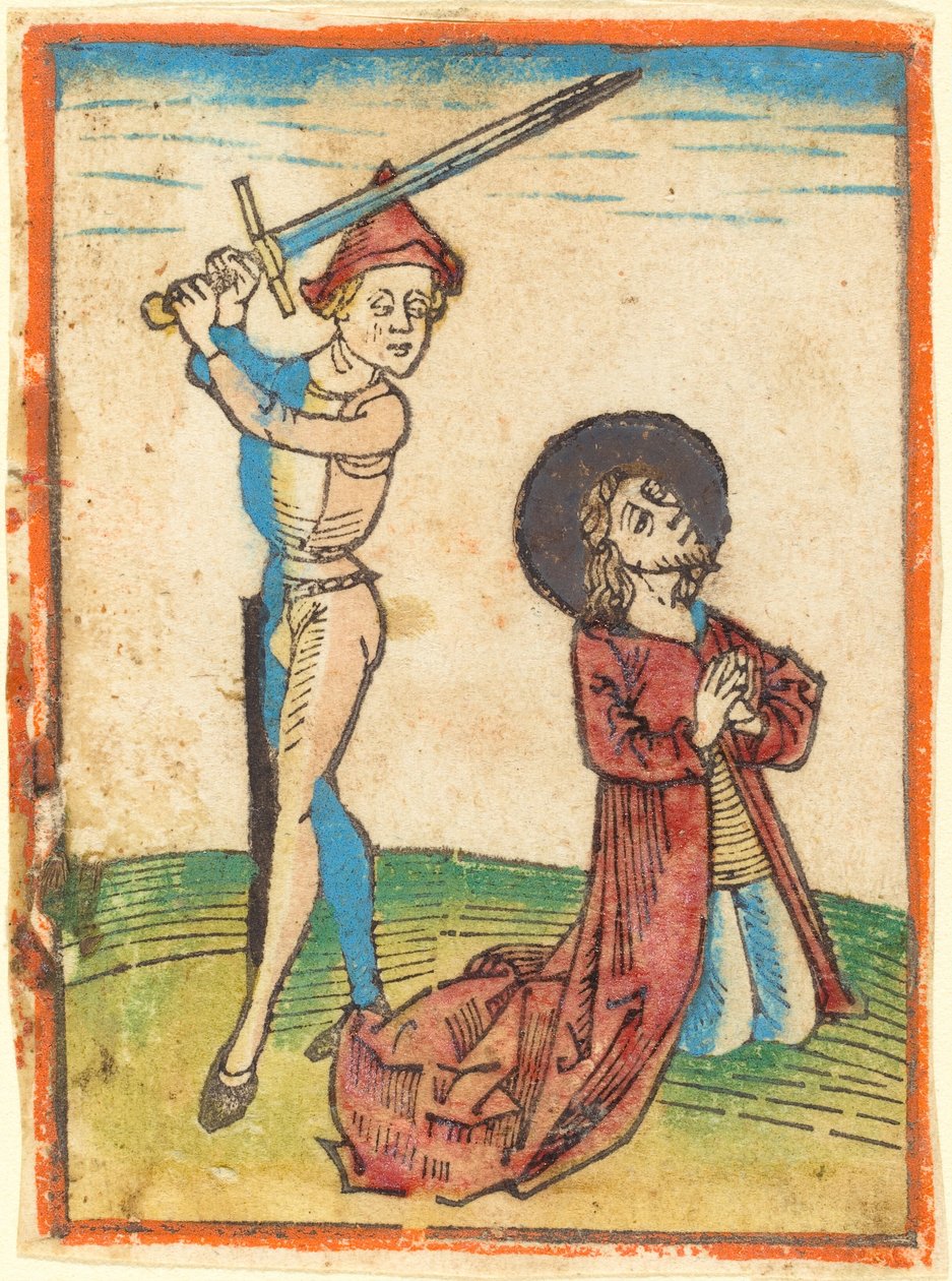 Egy szent vértanúsága alkotó: German 15th Century