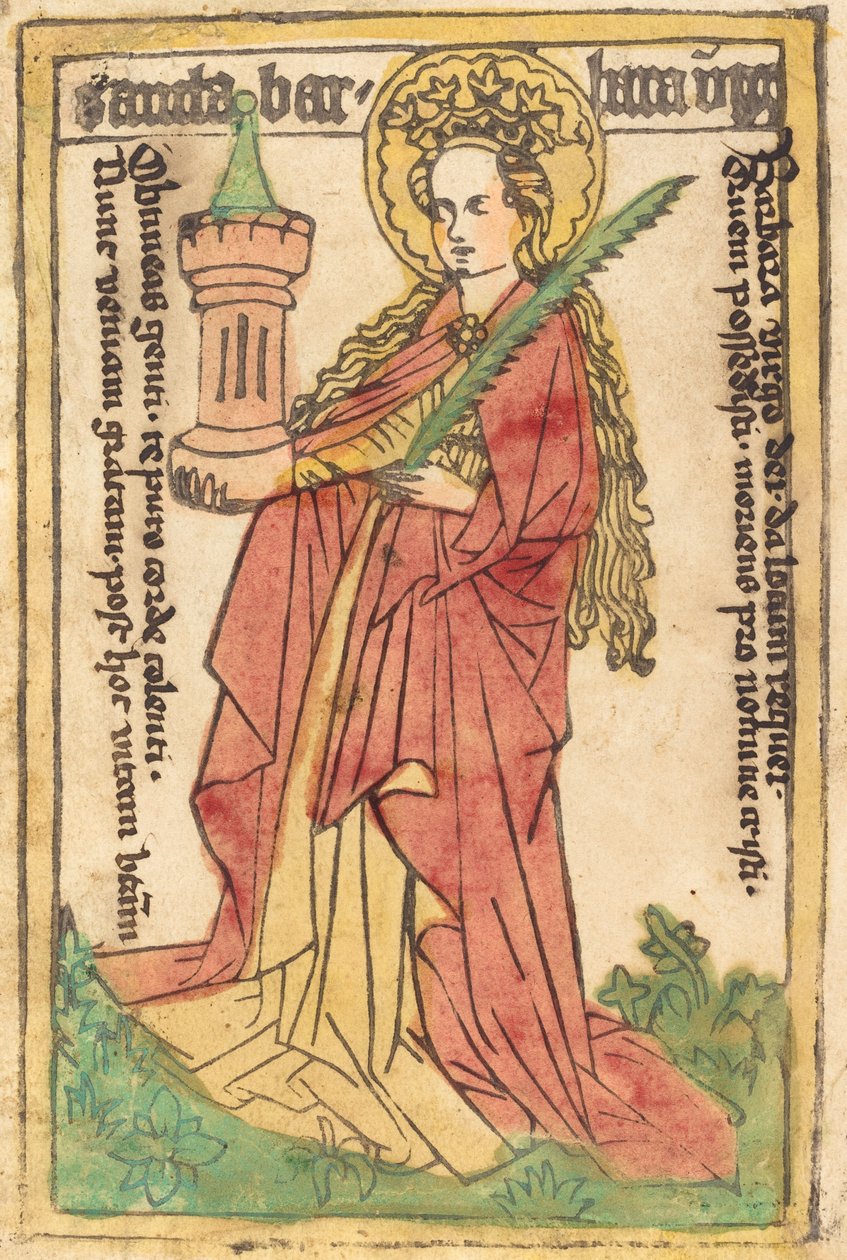 Szent Borbála alkotó: German 15th Century