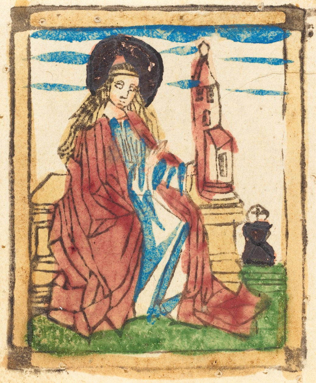 Szent Borbála alkotó: German 15th Century