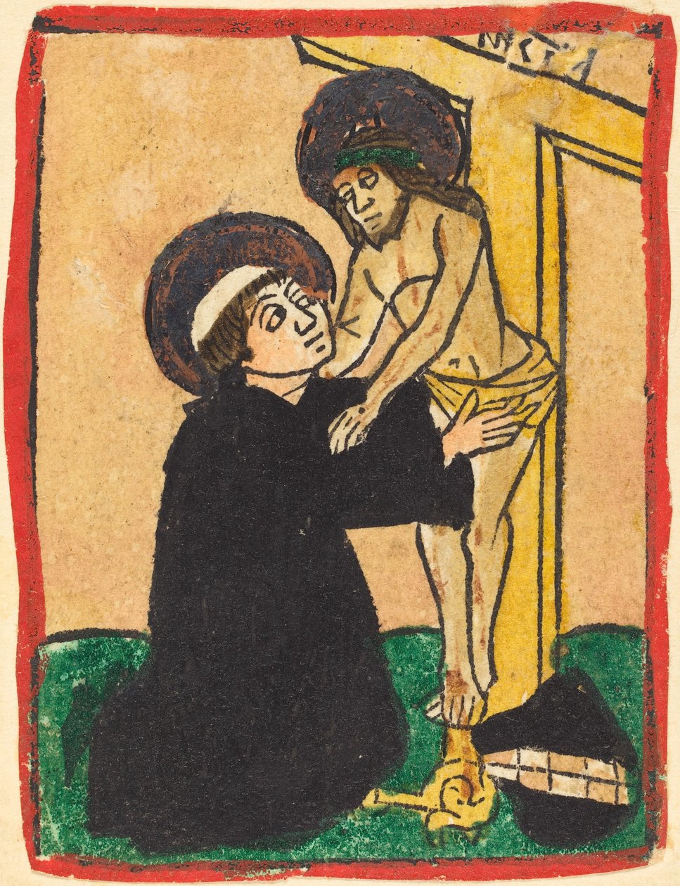 Clairvaux-i Szent Bernát alkotó: German 15th Century