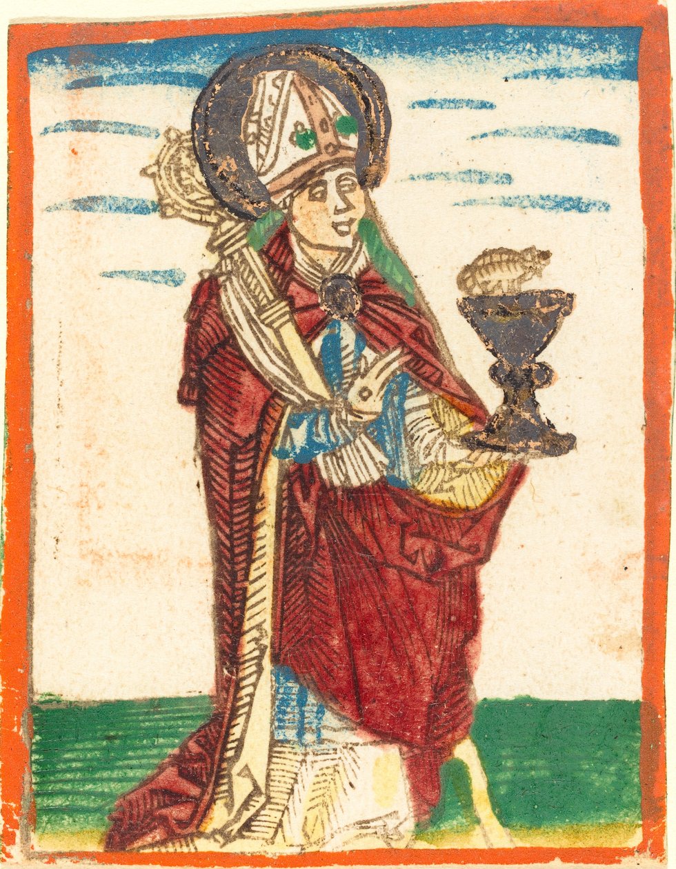 Konstanzi Szent Konrád alkotó: German 15th Century
