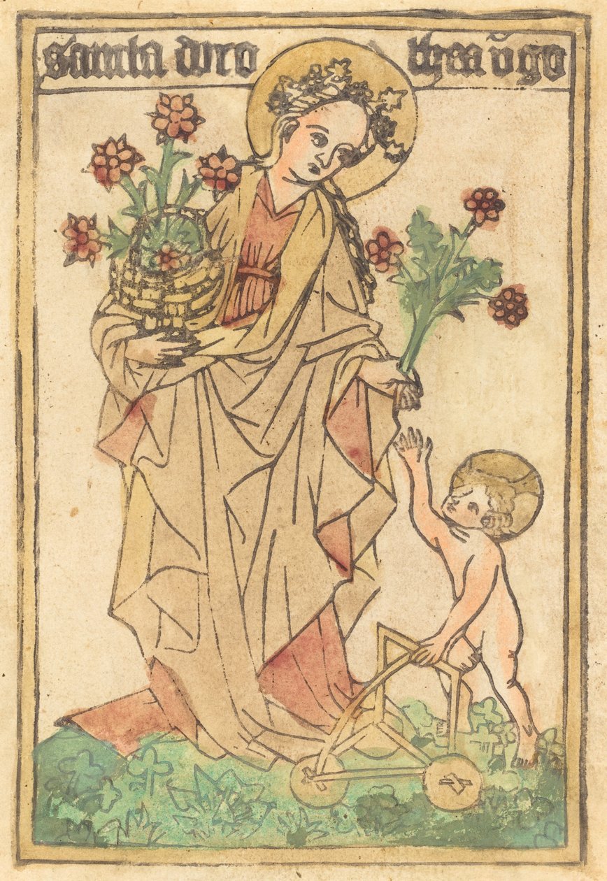 Szent Dorottya alkotó: German 15th Century